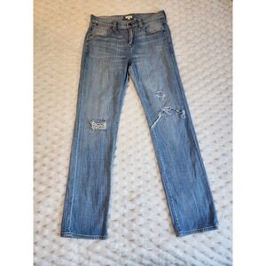 J. Crew Factory Blue Straight Leg Jeans